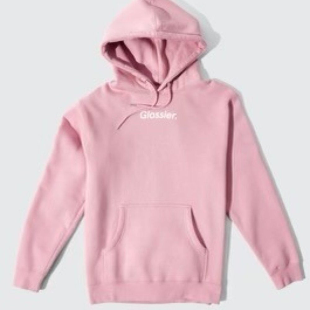 Glossier Original Pink Hoodie